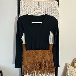 Brandy Melville Josephine Cropped Long Sleeve